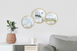 Фоторамка 10х15см Umbra Infinity матовая латунь