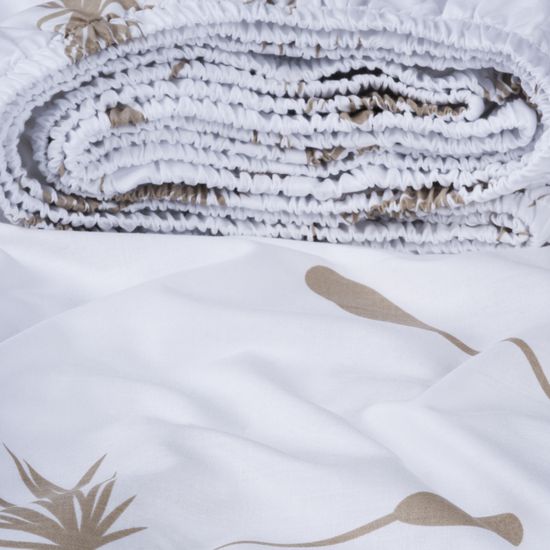 КПБ  Fiori 4, 1.5  спальный, 50х70, подод 160х220. простыня  160х200х30.  DOMTEKC