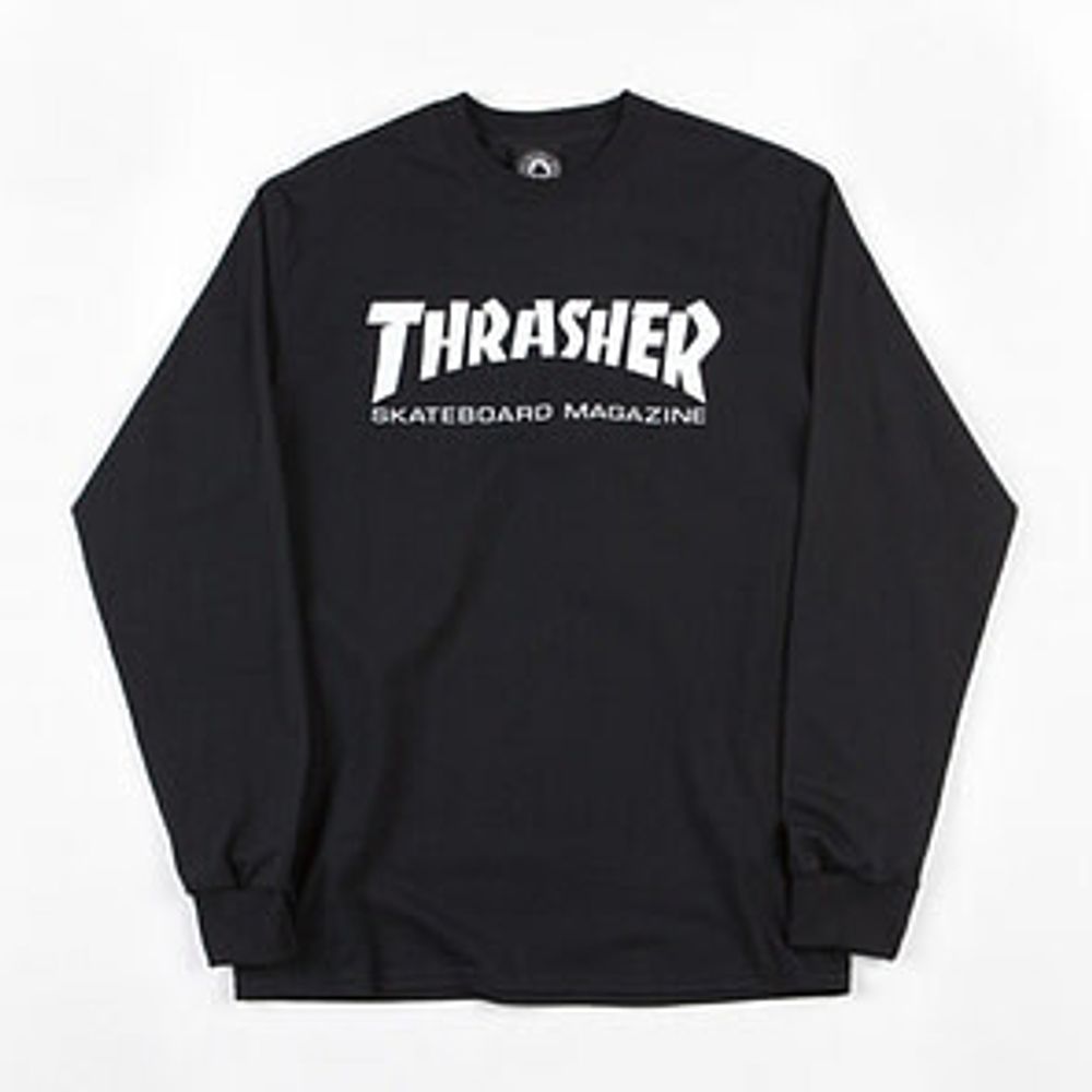 Лонгслив Thrasher SKATE MAG черный