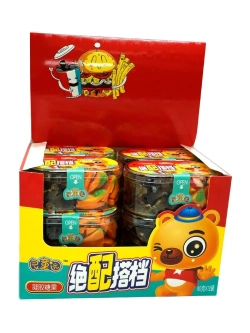 Жевательный мармелад кусочки Пиццы и Кола 80 г * 12 шт