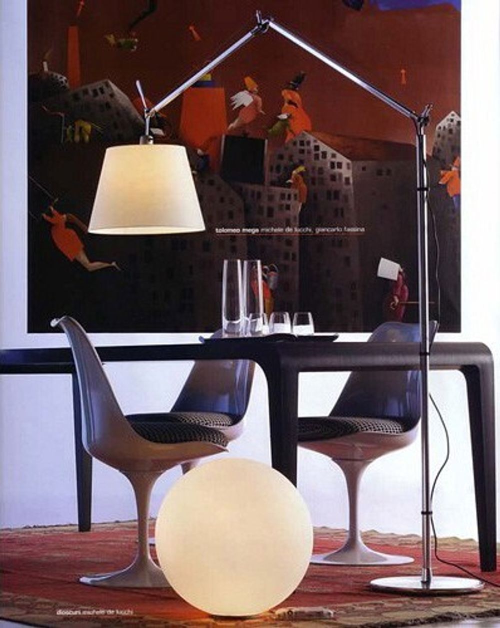 Плафон бумажный Artemide Tolomeo Mega 0780030A