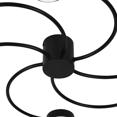 740067 Люстра FICO 6х12W GX53 ЧЕРНЫЙ