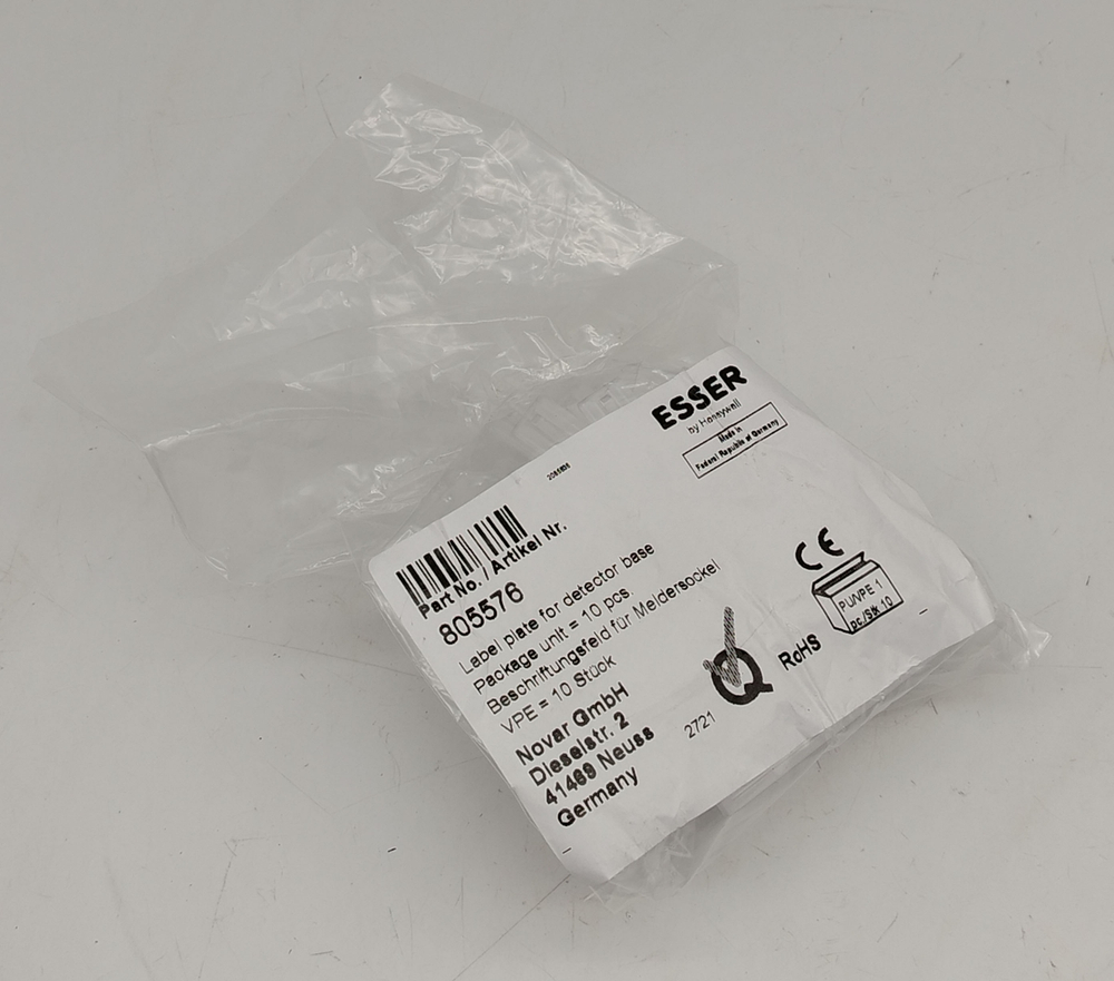 Основание извещателя Honeywell Esser 805576 (10шт уп) для IQ8Quad-ST белый