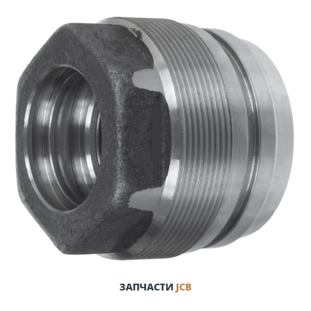 Гайка штока гидроцилиндра заднего ковша JCB 594/14289, 594/14290, 594-14289, 594-14290