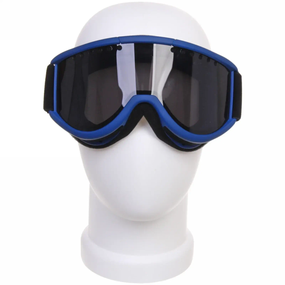 Очки горнолыжные SH001, синяя оправа/черная линза