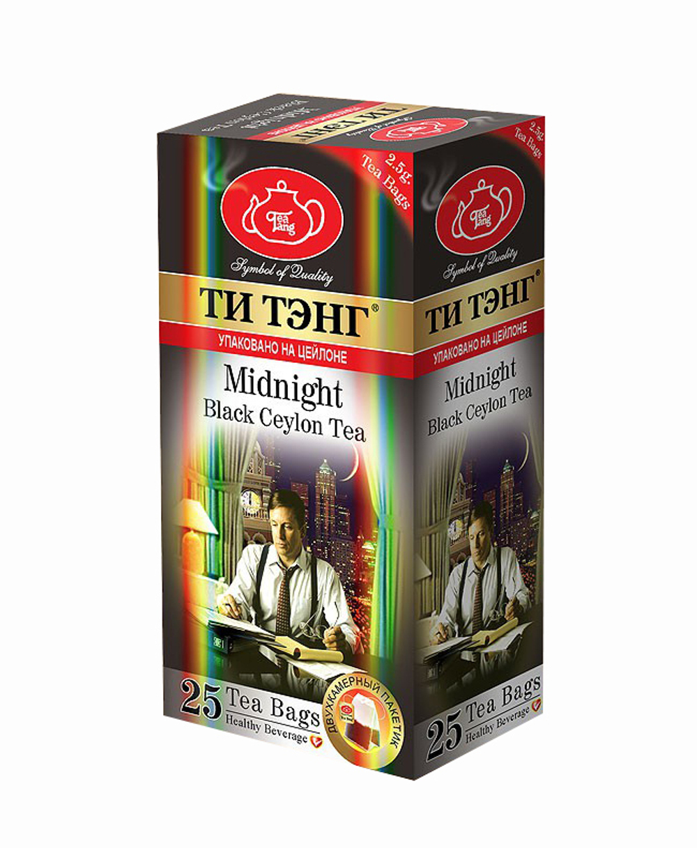 Чай Ти Тэнг Для Полуночников черный 25 пак