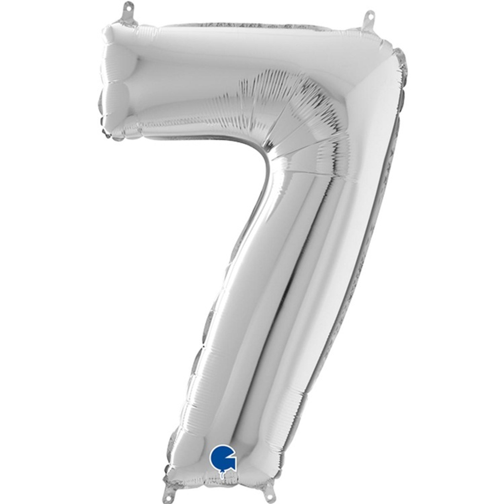 Шар ЦИФРА 7 Silver 26" 66 см