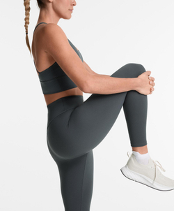 OYSHO Легинсы Comfortlux длиной до щиколотки с высокой посадкой, масляно-синий