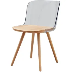 Стул Bjorg с прозрачной спинкой