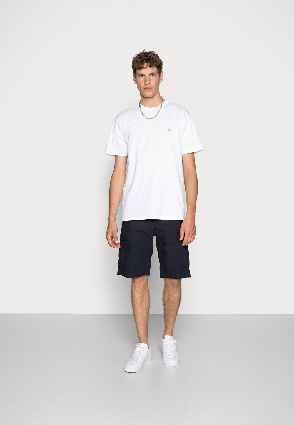 Carhartt WIP CHASE - Базовая футболка - Белый