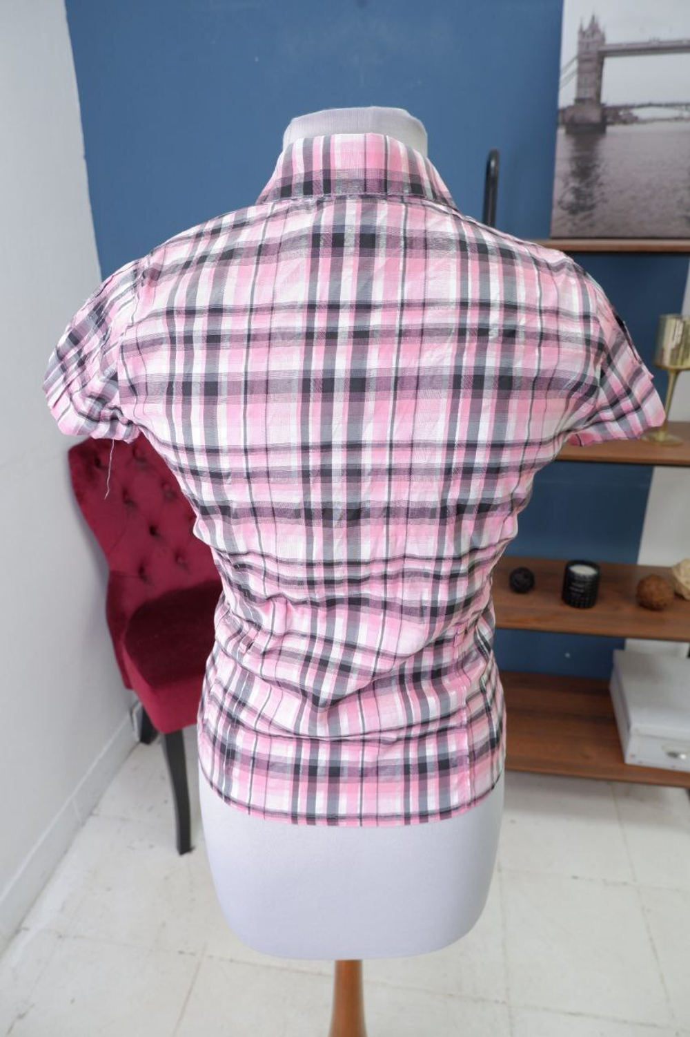 Рубашка Code  в клетку 42 размер