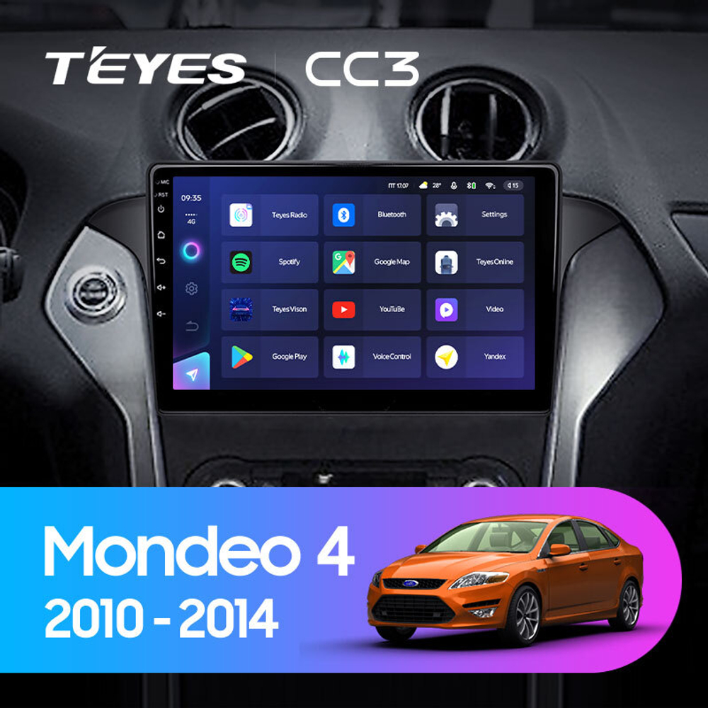 Teyes CC3 10,2"для Ford Mondeo 4 2010-2014