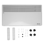 Конвектор электрический CH-2000, 2000 Вт, X-образный нагреватель, термостат, колеса  MTX