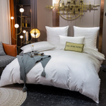 Постельное белье Страйп Сатин Однотонный Отель белый 1x1 CTH036157