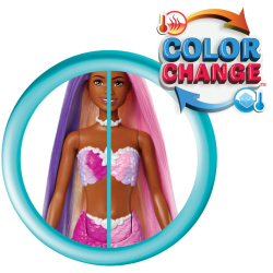 Barbie - Кукла-русалка Малибу с изменением цвета HRP98 / артикул   HRP96 HRP98  / GTIN 194735183746