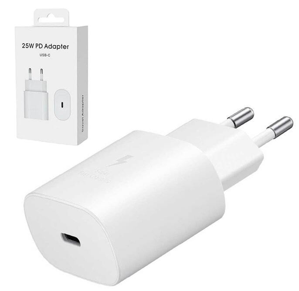 Сетевой адаптер питания Sams USB-C 25W AAA (белый)