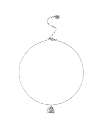 Колье с буквой А