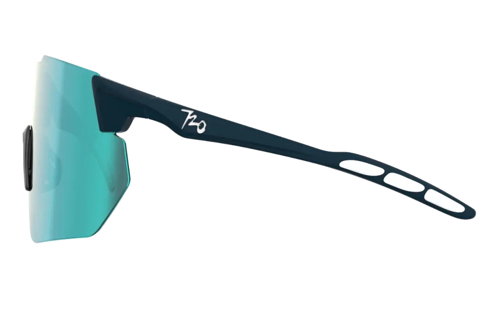 Спортивные очки с диоптриями 720armour Kamikaze Cylinder + / Matte Peacock Blue / Smoke Lake Blue Lens