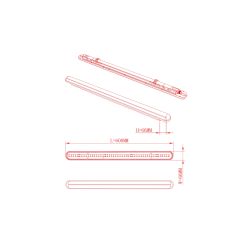 Линейный светодиодный светильник ЭРА SPP-201-0-40K-018 18Вт 4000К 1710Лм IP65 600 матовый | Линейные светодиодные светильники IP65