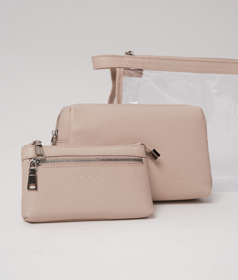 Набор косметичек DBR 15-89 бежевый жемчуг