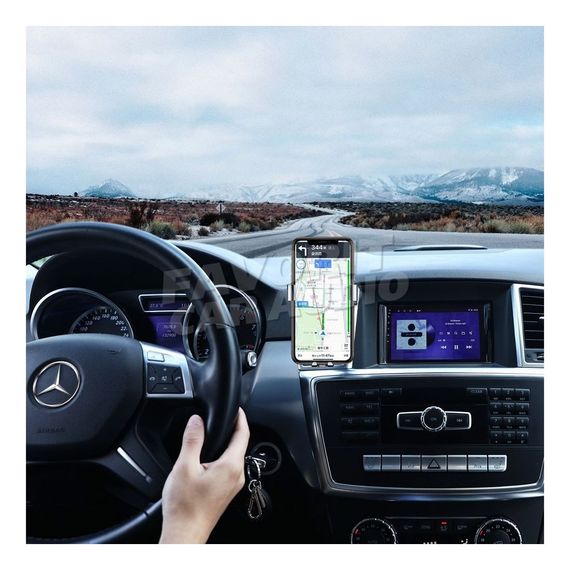 Держатель Baseus Mini gravity металл воздуховод шарнир черный