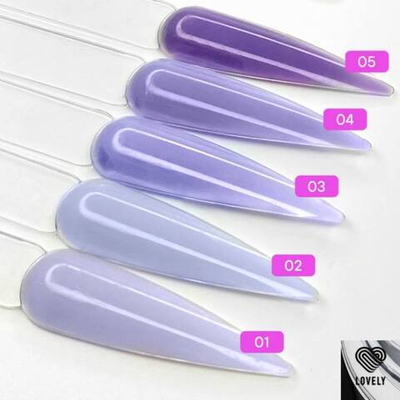 LOVELY Гель для наращивания и укрепления Lego Gel Lavender 01, 15 гр