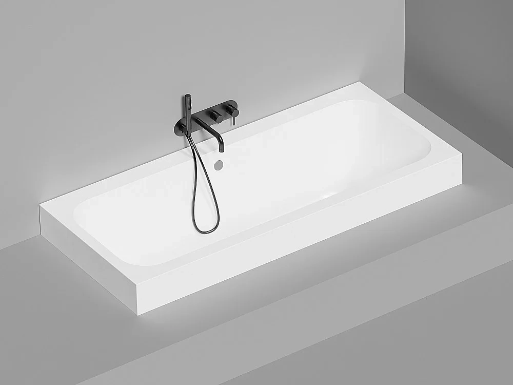 Ванна Salini Orlanda AXIS S-Stone 180x80 103222M белая матовая