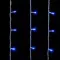 Светодиодный мерцающий занавес 2*2 м, 220V., 400 синих LED ламп, прозрачный ПВХ, Beauty Led (PCL402BL-10-2B)
