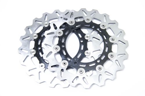 Тормозные диски передние для мотоцикла (2шт.) для Yamaha YZF-R6 99-02, YZF-R1 98-01, YZF600, YZF1000