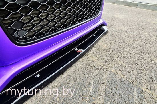 Сплиттер бампера переднего V.1 для AUDI RS5 B8 (10-15)