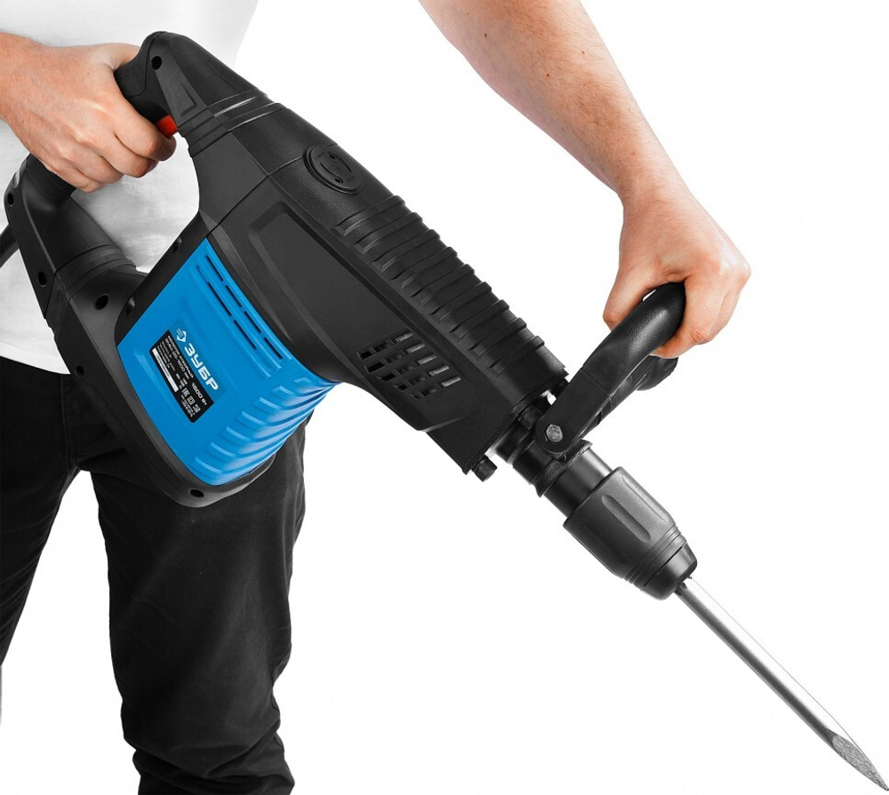 Молоток отбойный, ЗУБР Профессионал ЗММ-25-1500 ЭВК, SDS-Max, 25 Дж, 11 кг, 900-1800 уд/мин, 1500 Вт, АВТ