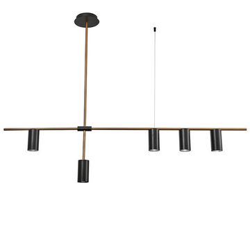 Подвесной светильник 5*E27 V000029 11030/5R Brass черный/бронза Accento Indigo