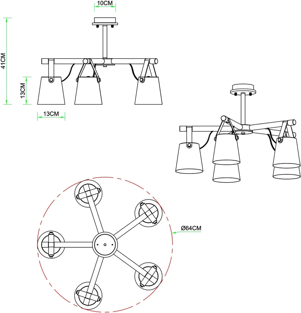 Потолочная люстра Arte Lamp THOMAS
