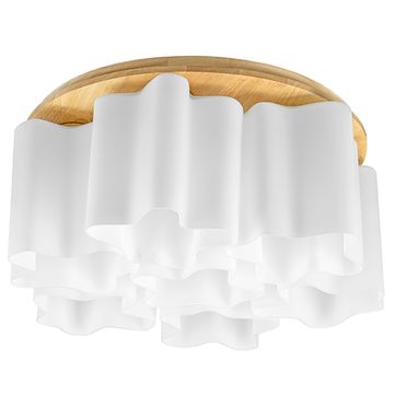 Люстра потолочная 802075 светлое дерево/белый Nubi legno Lightstar