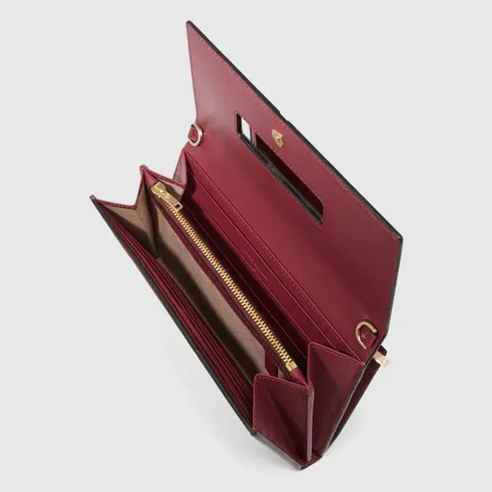Портмоне-клатч Piquadro Ashley/Bordeaux
