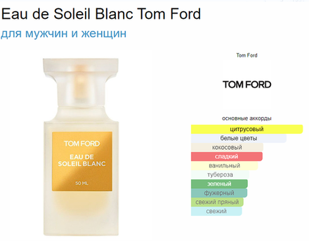 Tom Ford EAU DE SOLEIL BLANC 100ml (duty free парфюмерия)