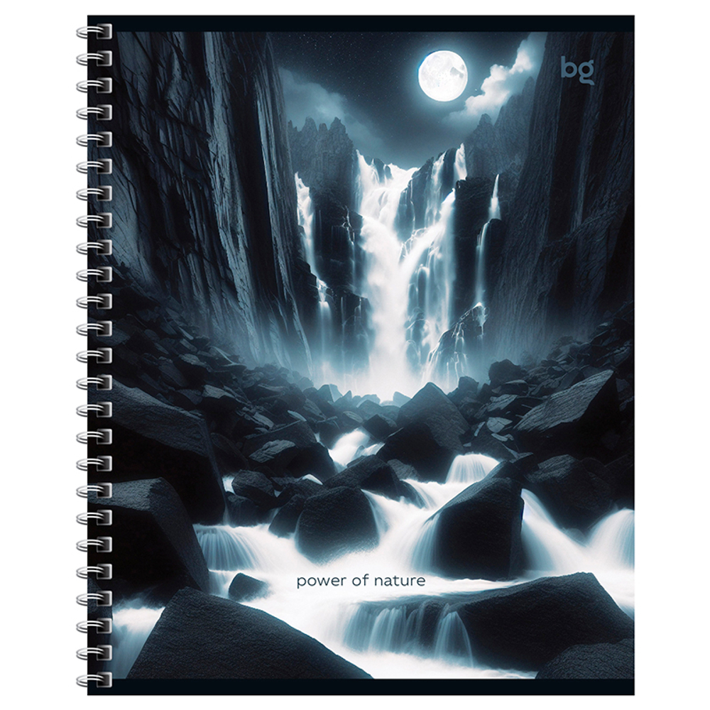 Тетрадь общая BG "Сила природы", А5, 48 листов в клетку, на спирали