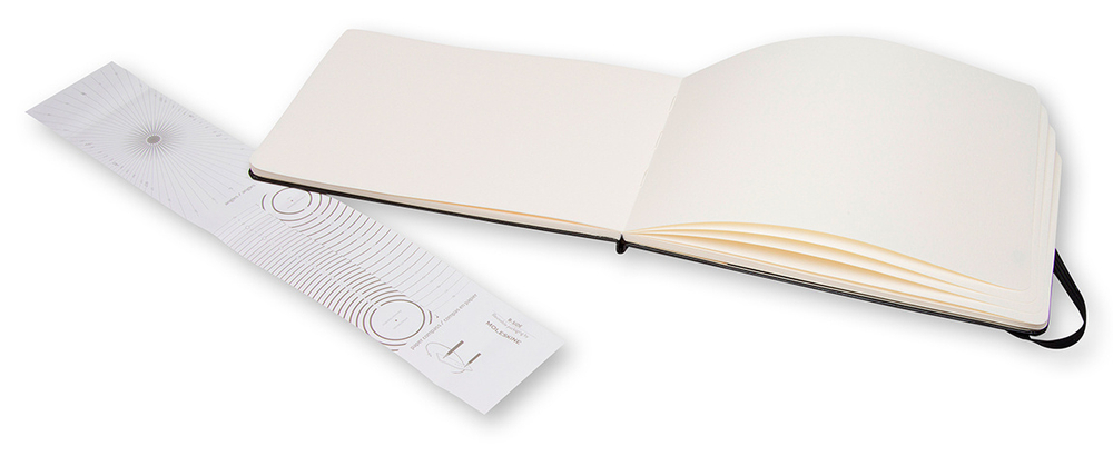 Блокнот для акварели Moleskine CLASSIC WATERCOLOUR (ARTMM804) 130х210мм 72стр. твердая обложка черный