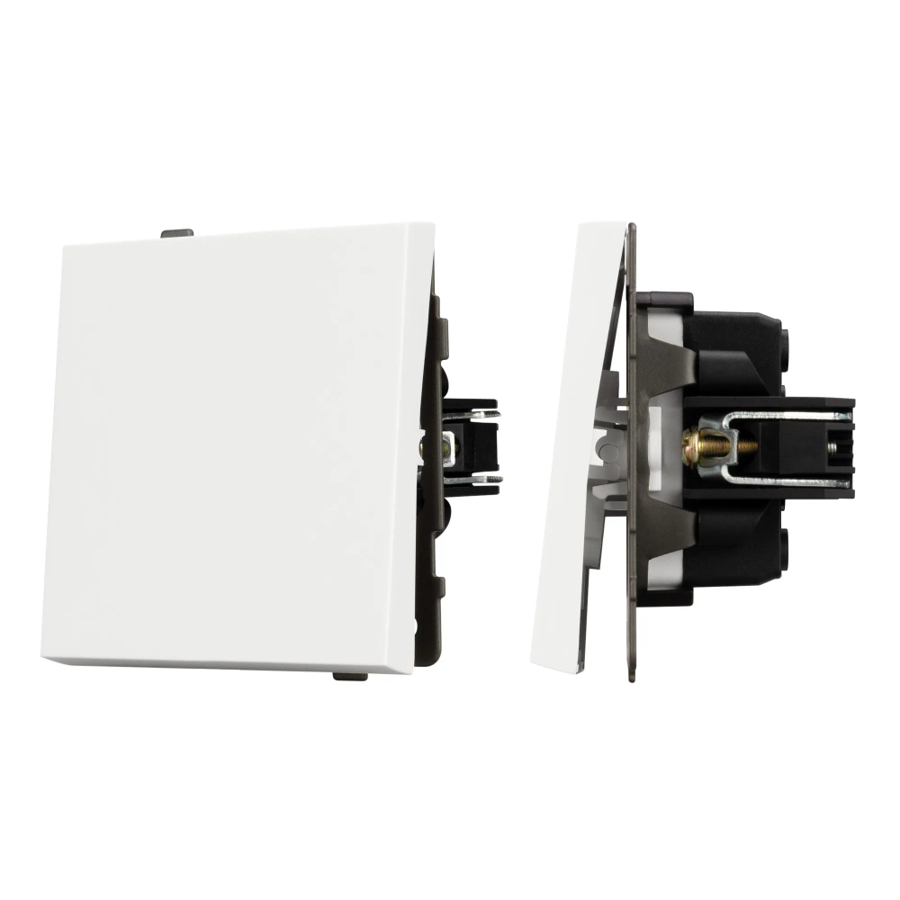 Механизм выключателя одноклавишный перекрёстный SWT-TENDO-MKX1-PL-WH (230V, 10A) (Arlight, -) 054054