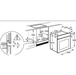 Электрический духовой шкаф Electrolux EOF3H40BK