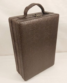 Набор из кожи в кейсе "Наука побеждать" книга с ежедневником