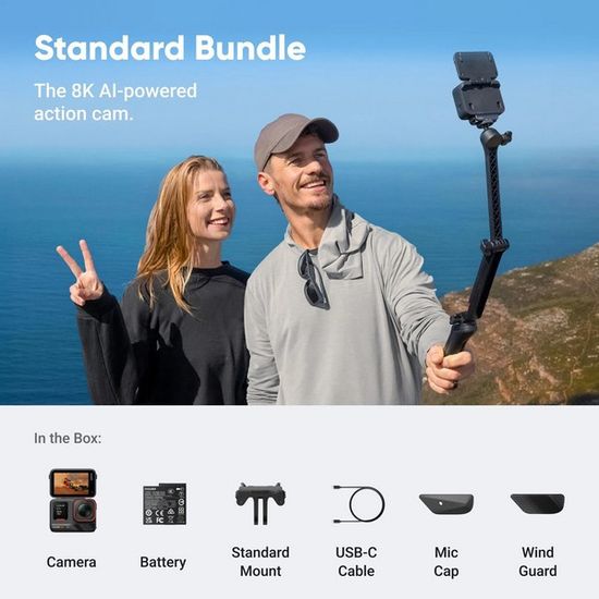 Экшн-камера Insta360 Ace Pro 2 Standard Bundle (Single Battery)
