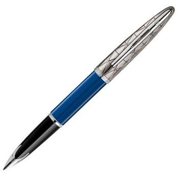 Перьевая ручка Waterman Carene Obsession Blue Lacquer/Gunmetal перо золото 18Ct F (1904558)