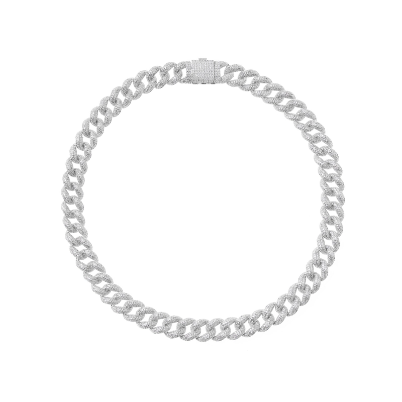 Колье Кубинское Плетение – Серебро