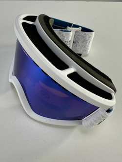 ELECTRIC маска EGV (FW24) (MATTE WHITE NURON/BLUE CHROME, O/S)