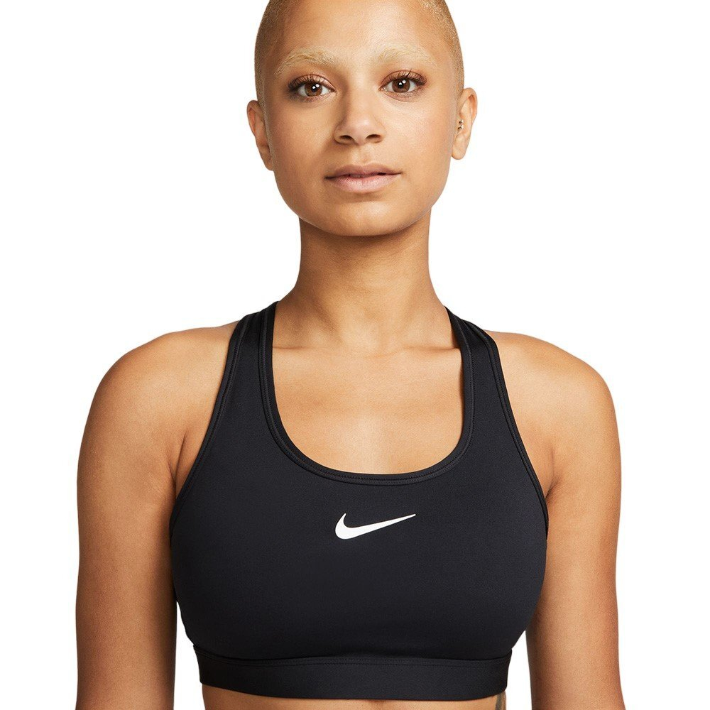 Спортивный женский топ Nike Swoosh Medium Support Bra Black