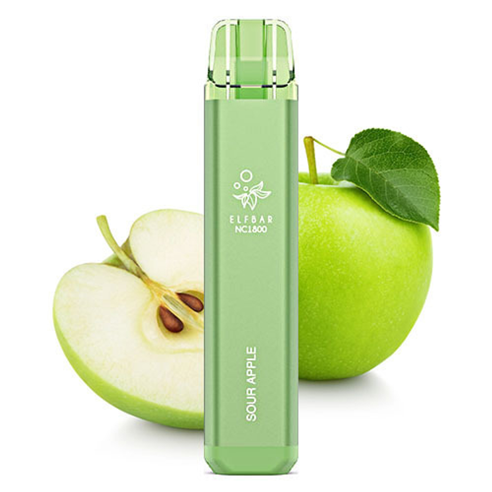Elf Bar - Sour Apple (1800)