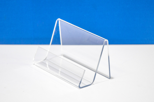 Визитница настольная на ресепшн прозрачная / картхолдер из оргстекла