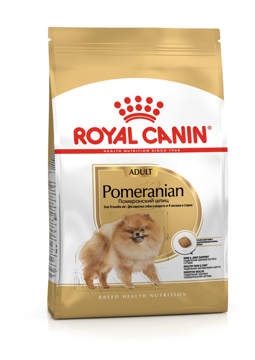 Сухой корм Royal Canin Pomeranian Adult, для собак породы померанский шпиц, 500 г