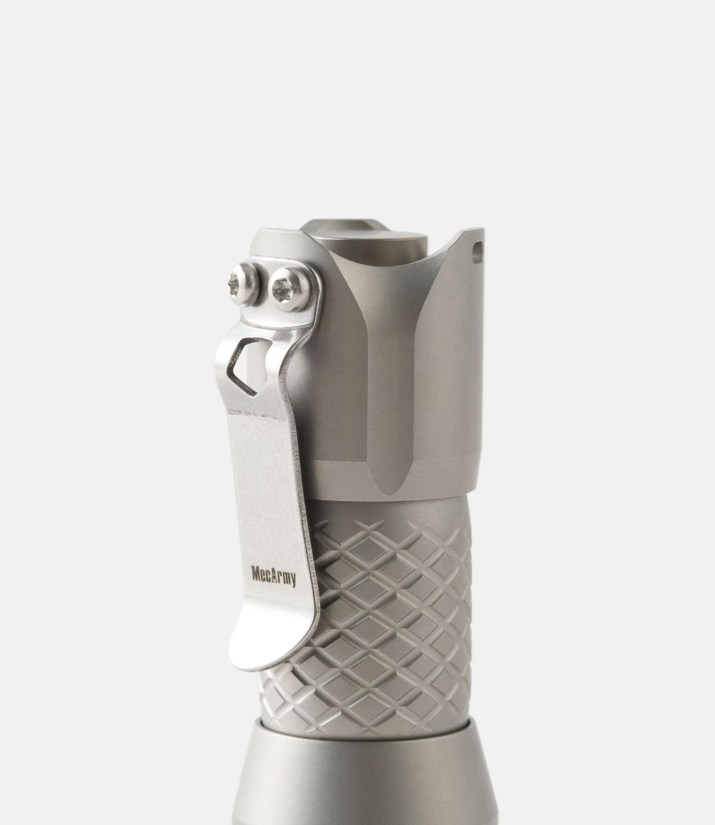 MecArmy PS16 Stonewashed — фонарик из стали